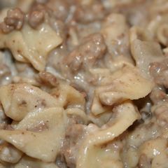A picture of Hamburger Stroganoff.
