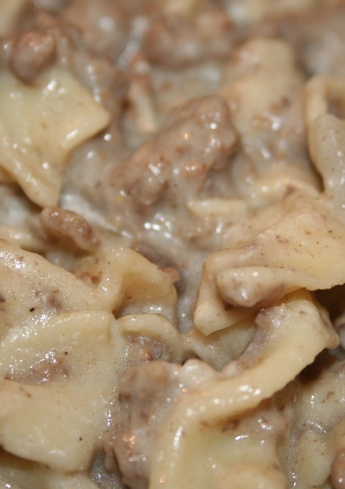 A picture of Hamburger Stroganoff.