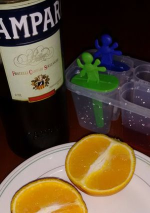 Una foto de Campari gelato (helado)