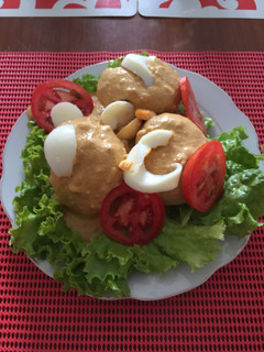 Una foto de Papas a la Huancaina