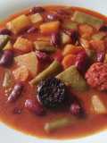 Potaje de verduras y alubias rojas