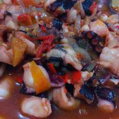 รูปของ Gurita saos tiram asam manis #keto