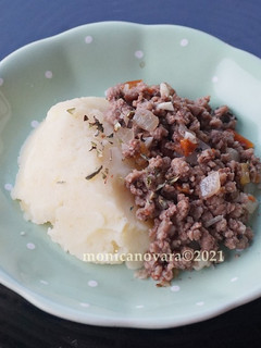 Foto resep Beef Bolognese + Mashed Potato