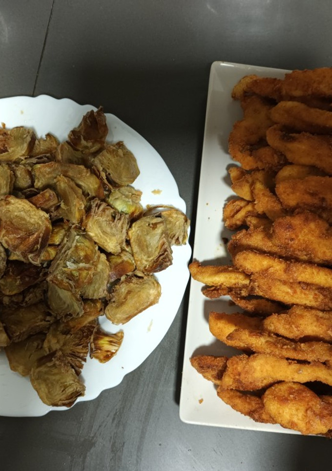 Una foto de Pollo al takis