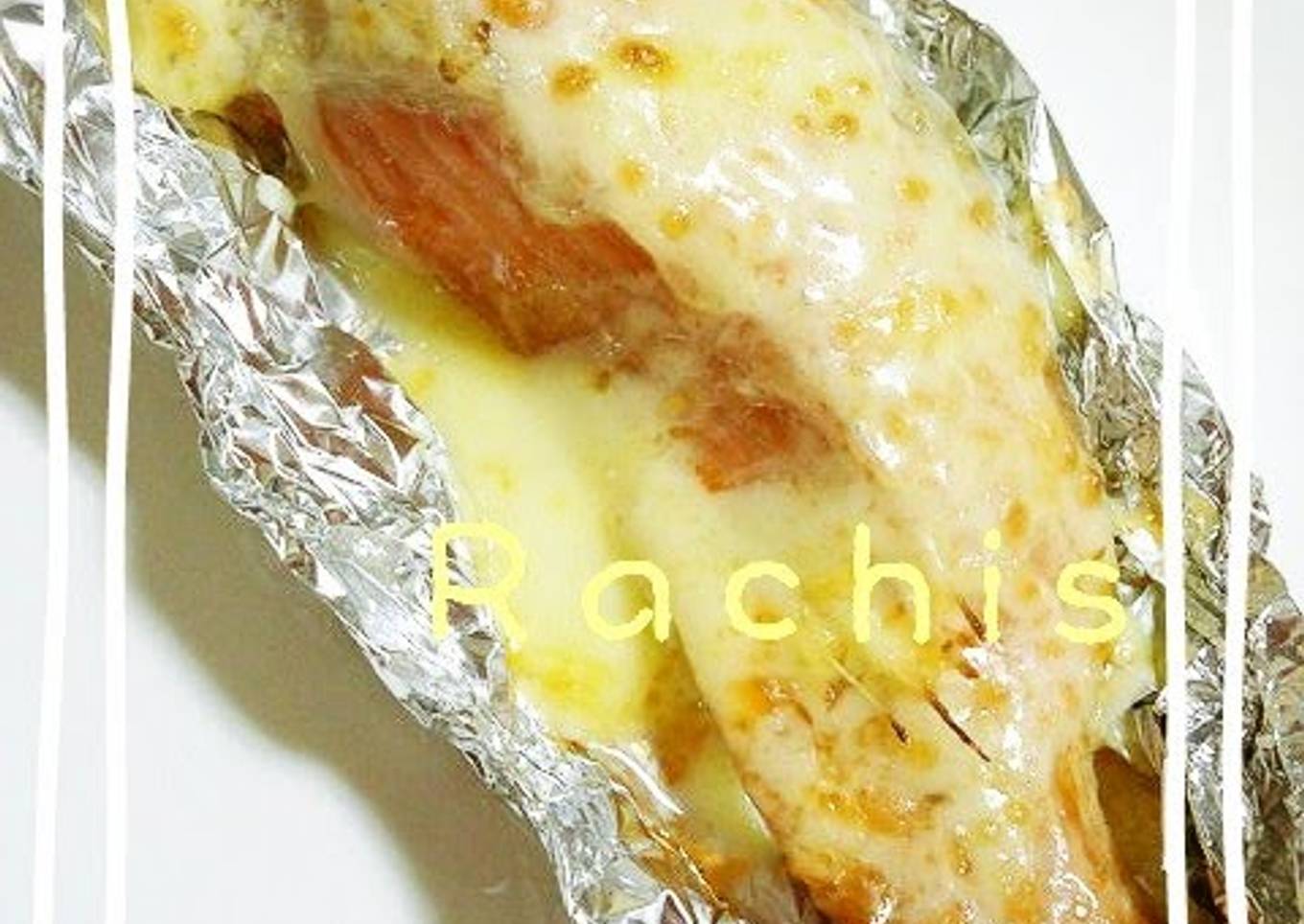 The Mayonnaise is so Tasty! Foil baked Salmon