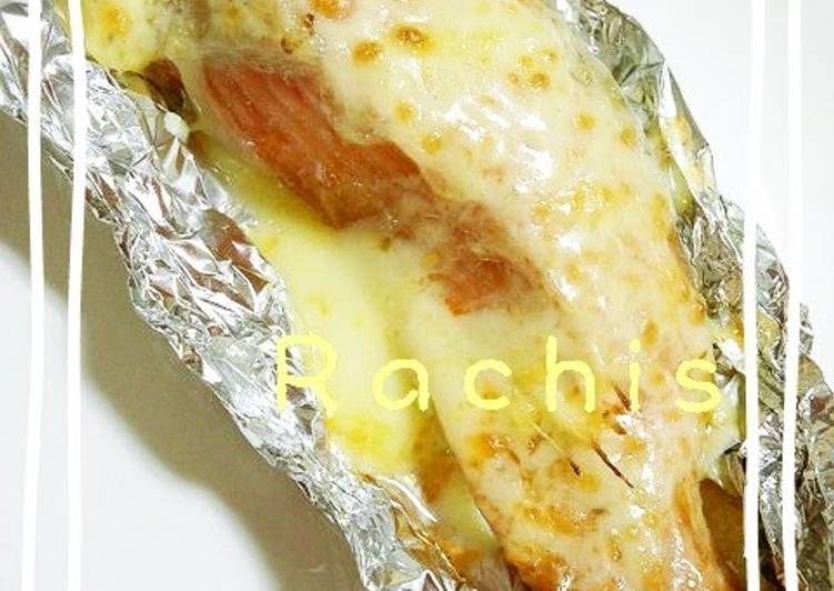 Step-by-Step Guide to Prepare The Mayonnaise is so Tasty! Foil baked Salmon Yummy