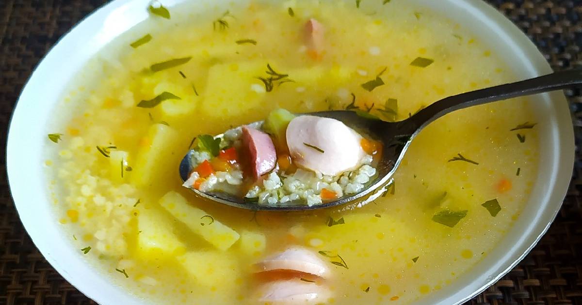 Суп с пшеном и зеленью – кулинарный рецепт