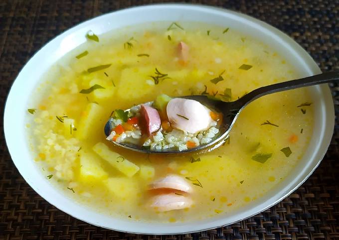 Полевой суп с пшеном (классический рецепт)