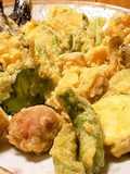 Tempura with Summer Vegetables and Meat-Stuffed Bitter Melon
