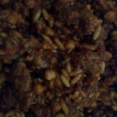 A picture of Sharba (spicy lamb stew).