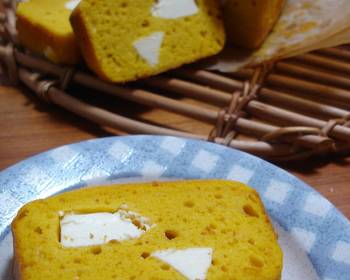 Popular Recipe Pound Cake with Kabocha and Cream Cheese Delicious Perfect