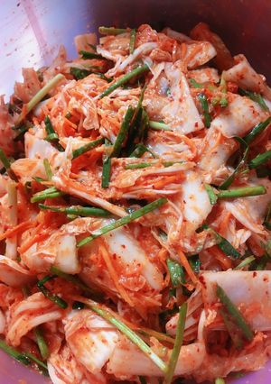 Hình của món Kim chi HQ công thức Việt Nam!.