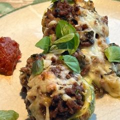 Stuffed Zucchini A picture of Stuffed Zucchini.