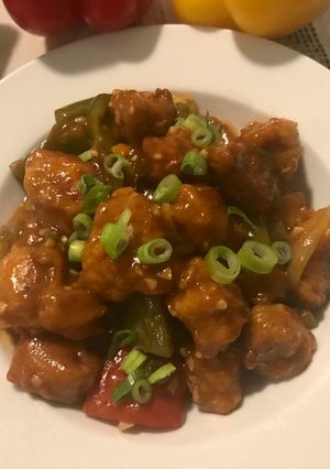 A picture of Chilli chicken.