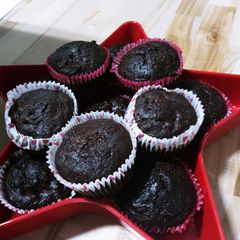 A picture of Dark Chocolate Espresso Banana Muffins.