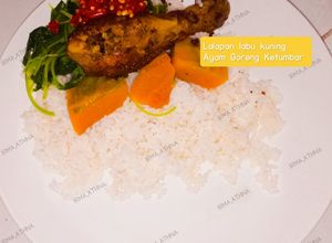 Foto resep Lalapan labu kuning ayam goreng ketumbar 🎃