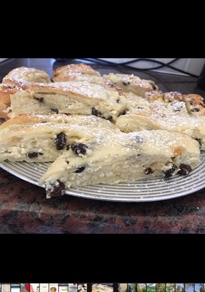 Túrós kelt rétes recept fotója