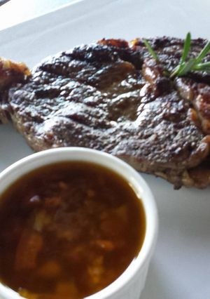 Una foto de Rib eye a la plancha