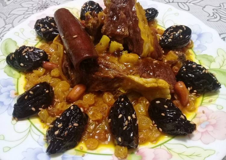 طاجين اللحم الحلو