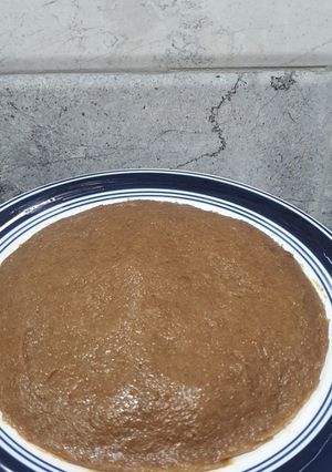 صورة لوصفة عصيدة حساوية 🤤❤️