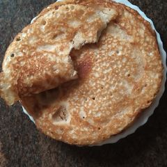 A picture of Eggless cornflour pancakes.