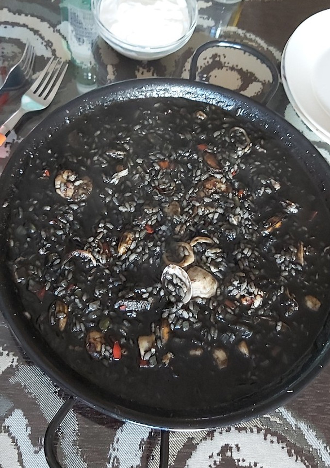 Una foto de Arroz negro