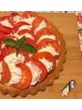 Crostata morbida Caprese (salata) 🍅