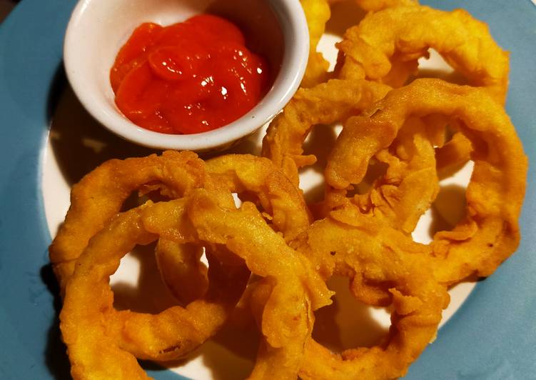 Cara Gampang Menyiapkan Onion ring yang Enak Banget