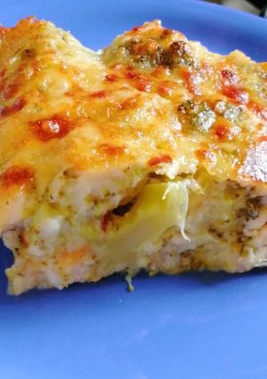 Brokkolis csirkemell "csőben sütve" recept fotója