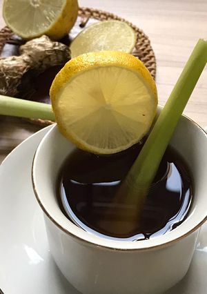 Foto resep Teh Jahe Serai Lemon