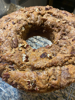 Una foto de Pecan streusel coffee cake
