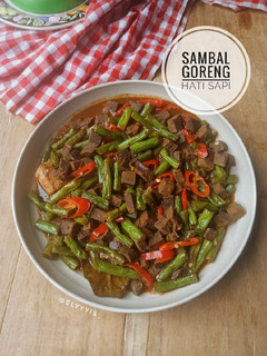 Foto resep Sambal goreng hati sapi buncis