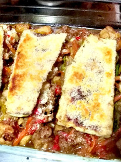 Una foto de Pizza de zapallito italiano