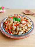 Orek Bakso Teri Pedas