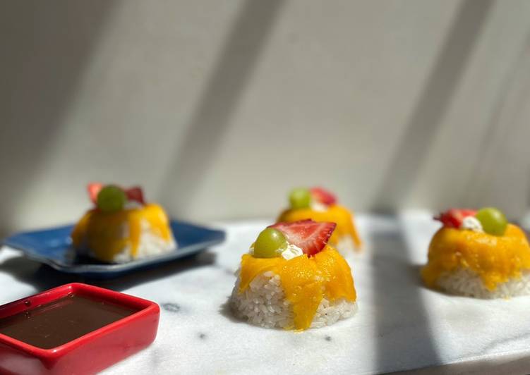 Mini donas de arroz dulces 🍣
