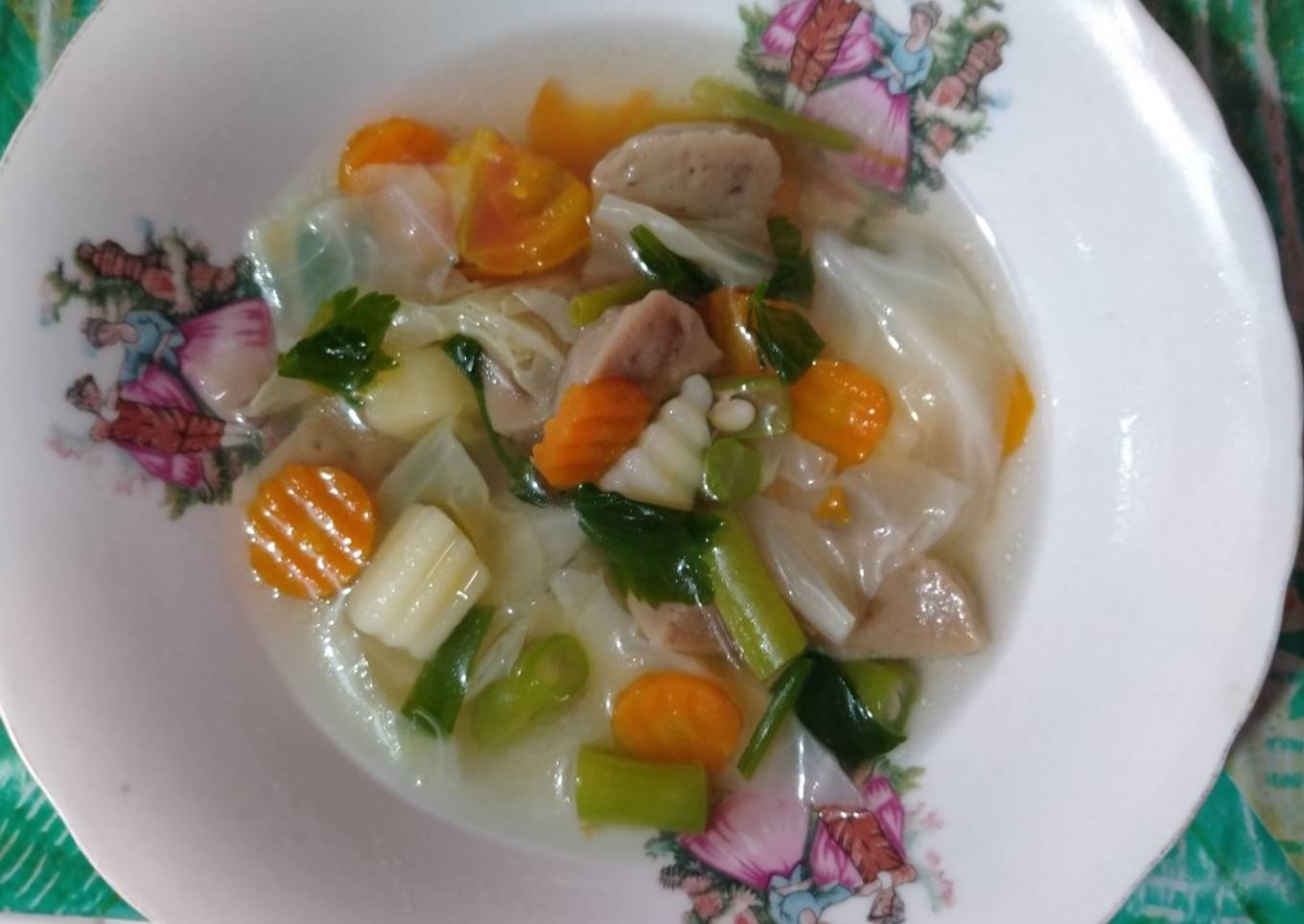 20. Sayur sop baso