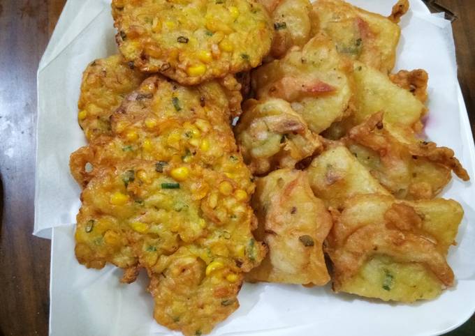 Cara Gampang Menyiapkan Tahu gimbal udang VS bakwan jagung, Sempurna