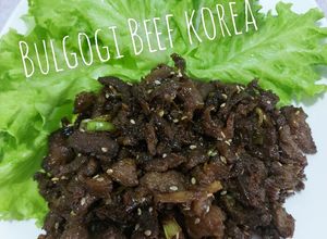 Gambar Bulgogi beef ala korea