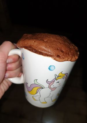 Una foto de Mug cake sin huevo (se puede hacer vegan)