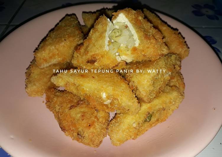 Resep Tahu Sayur Tepung Panir Anti Gagal