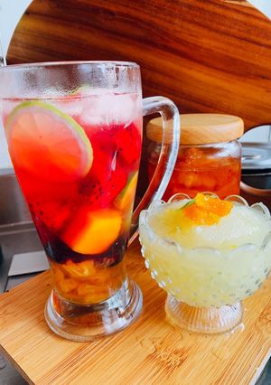 A picture of Pineapple Jam (for Fruit Tea or Shaved Ice).