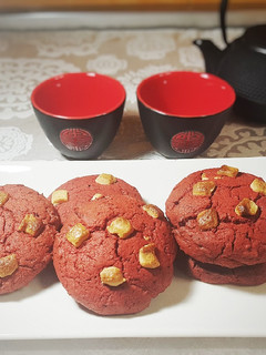 Una foto de Red velvet cookies