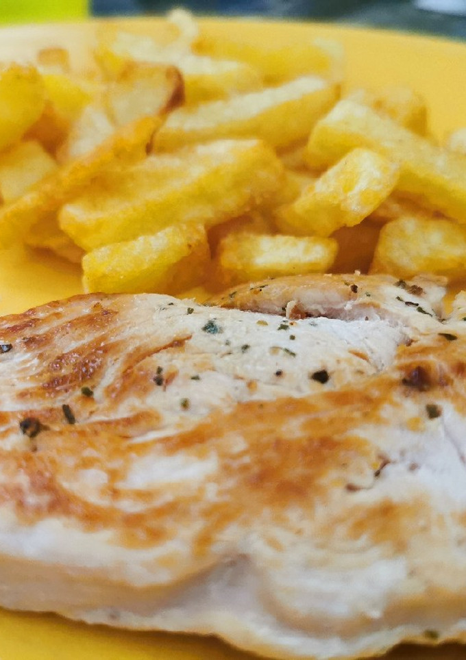 Una foto de Lomos de pavo a la plancha!!!