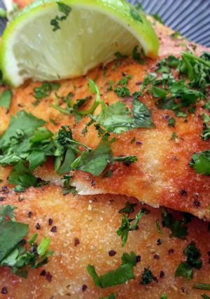 A picture of Sriracha-Lime Baked Tilapia.