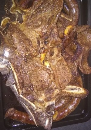 A picture of Braai meat.