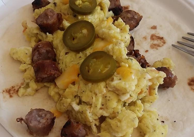 Easiest Way to Cook Appetizing Sausage jalapeño eggs