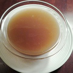 A picture of Rich Homemade Chicken Stock.