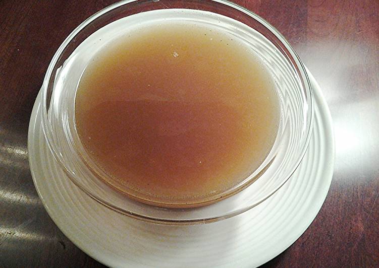 Easiest Way to Make Super Quick Homemade Rich Homemade Chicken Stock