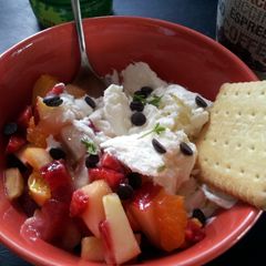 A picture of frozen yoghurt.