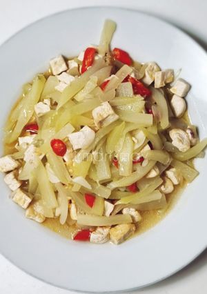 Foto resep 527. Tumis Labu Siam Tahu